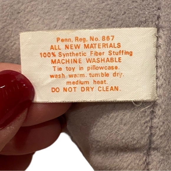 Pound Puppies Plush Puppy Dog Gray With Brown Spots Vintage 1985 Tonka - Picture 10 of 12